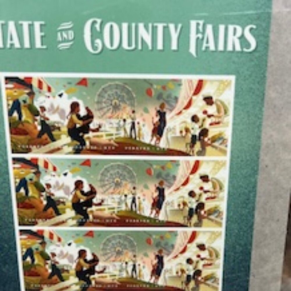 State & County Fairs Forever Stamps Sheet FV $15.60 - Picture 2 of 2